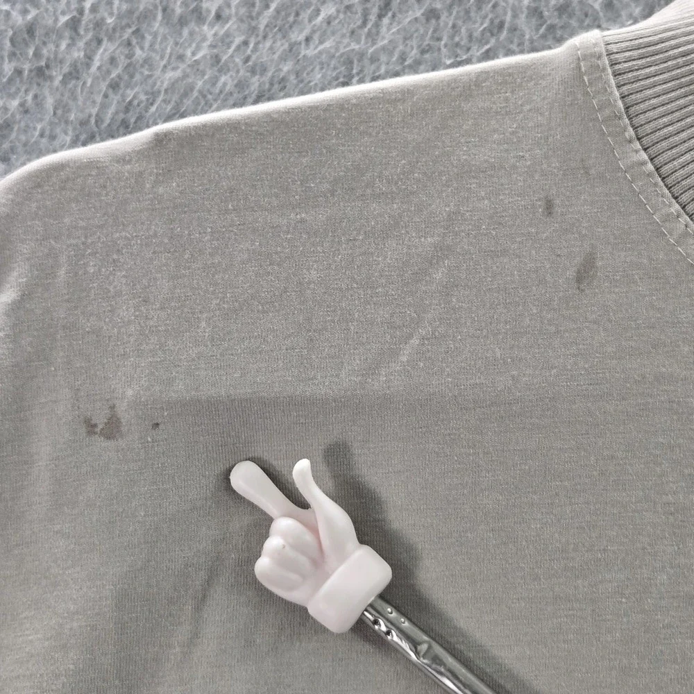 Chicago Bulls Men Shirt XXL Gray Jordan 23 Logo Ringer Short Sleeve Fitted‎